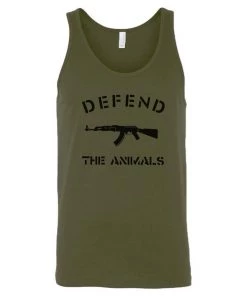 Arm The Animals Cat Designs Men's | Defend The Animals | Tank Top
