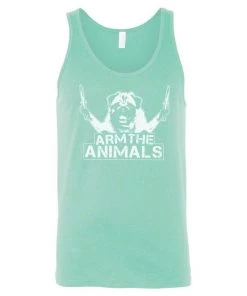 Arm The Animals Men's | Pug Don't Play | Tank Top Dog Designs