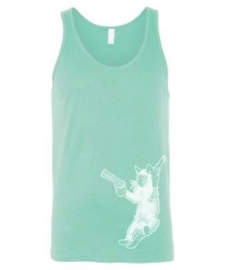 Arm The Animals Men's | The Cat And The Gat | Tank Top Cat Designs