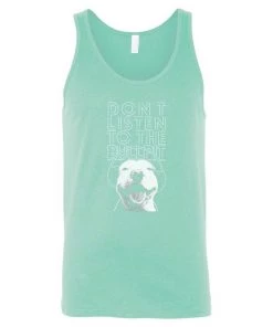 Arm The Animals Dog Designs Men's | Don't Listen To The Bullpit | Tank Top