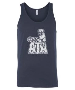 Arm The Animals Dog Designs Men's | Predator Pug | Tank Top