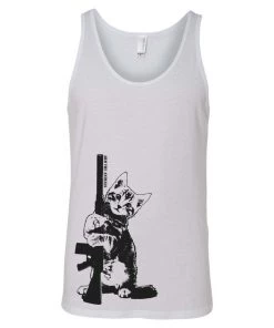 Arm The Animals Men's | Ain't Kitten Around | Tank Top Cat Designs