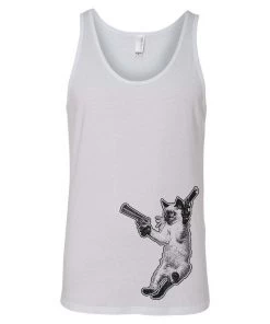 Arm The Animals Men's | The Cat And The Gat | Tank Top Cat Designs