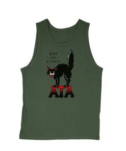 Arm The Animals Men's | Tattoo Black Cat | Tank Top