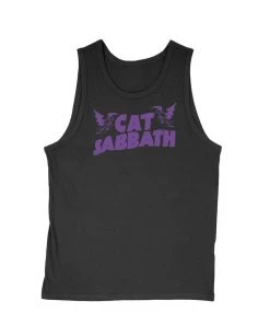 Brutal Kittens Men's | Cat Sabbath Purple | Tank Top