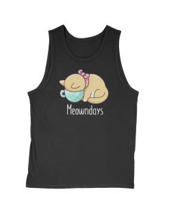 Ana Villanueva Cat Designs Men's | Meowndays | Tank Top