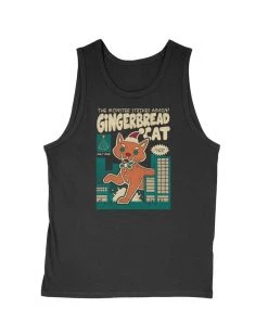 Tobias Fonseca Men's | Gingerbread Cat | Tank Top Tank Tops