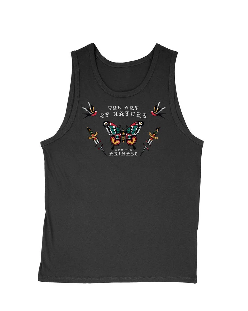 Arm The Animals Men's | Tattoo Butterfly | Tank Top