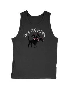 Dino Mike Dog Designs Men's | Dog Person | Tank Top