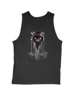 Arm The Animals Men's | Fluff Off | Tank Top Cat Designs