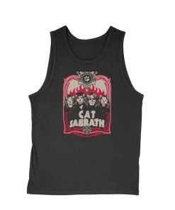 Brutal Kittens Cat Designs Men's | Cat Sabbath | Tank Top
