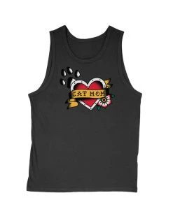 Arm The Animals Men's | Tattoo Cat Mom | Tank Top