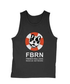 French Bulldog Rescue Network Men's | FBRN Logo | Tank Top Tank Tops