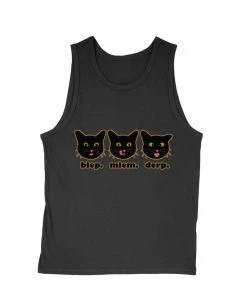 Cats With Their Tongues Out Men's | Cat Lingo | Tank Top