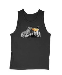 Arm The Animals Dog Designs Men's | Dogzilla | Tank Top
