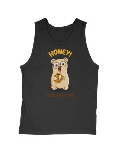 Ana Villanueva Men's | Honey Bear | Tank Top Tank Tops