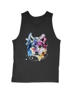 Arm The Animals Tank Tops Men's | Sunset Wolf | Tank Top
