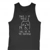 Arm The Animals Cat Designs Men's | Call Me In The Morning | Tank Top