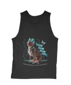Arm The Animals Men's | Take My Leash Not My Life | Tank Top Tank Tops