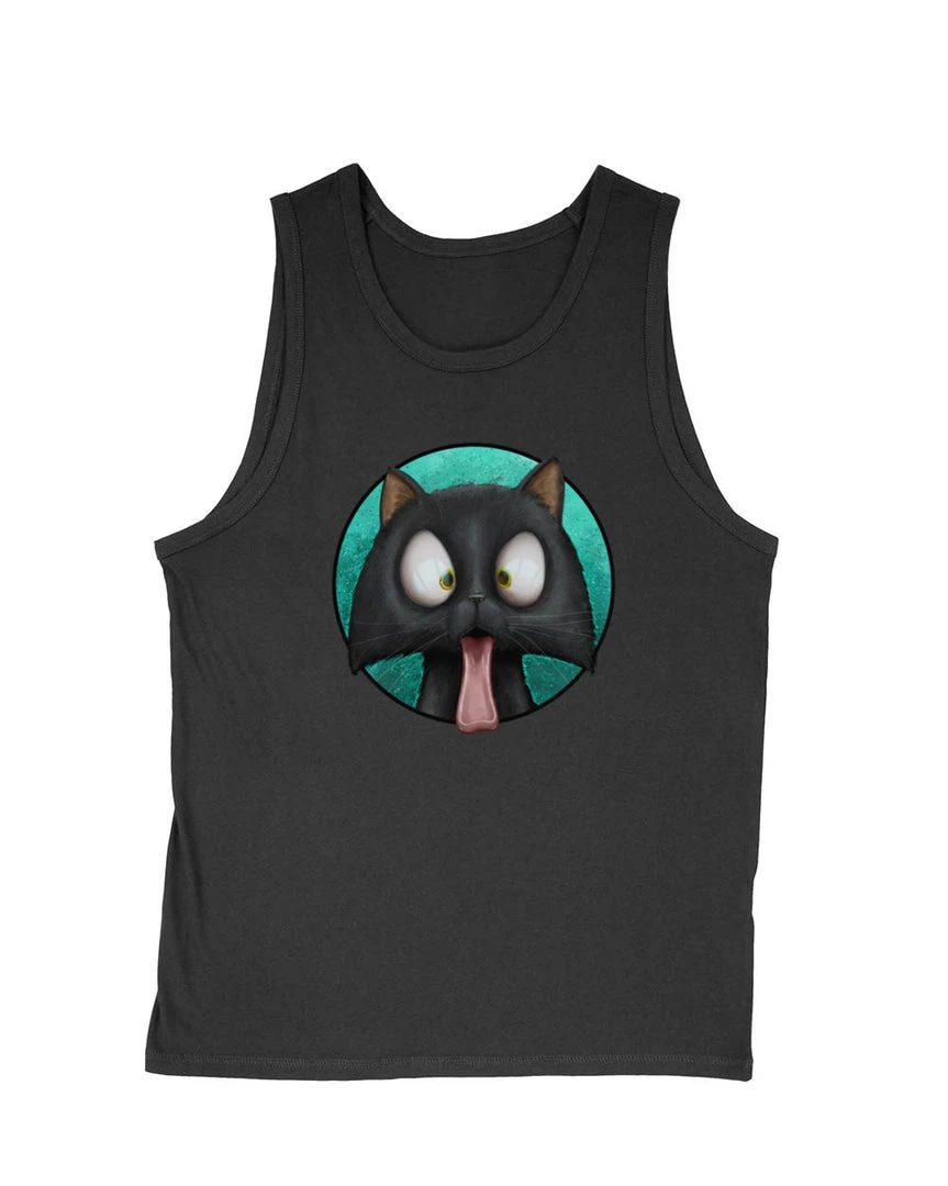 Cats With Their Tongues Out Tank Tops Men's | CWTTO Logo | Tank Top