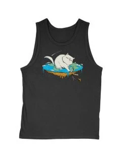 Tobias Fonseca Tank Tops Men's | Flat Earth Cat | Tank Top