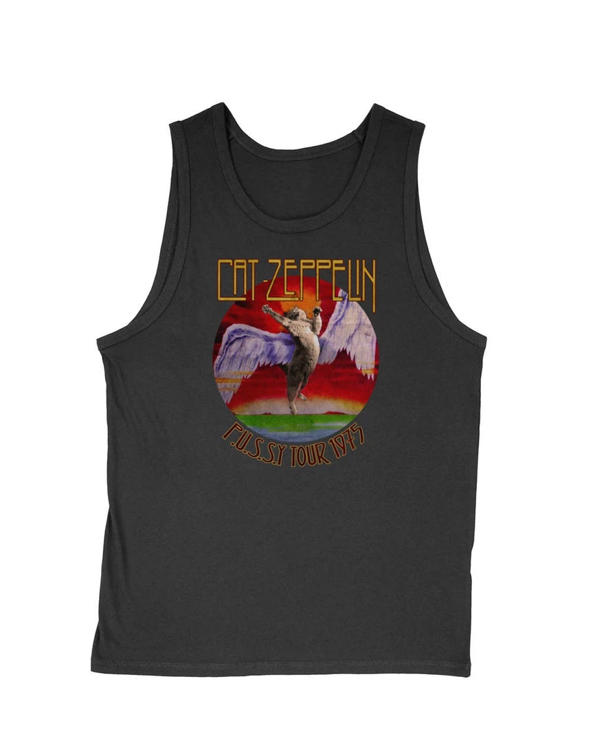 Brutal Kittens Men's | Cat Zeppelin | Tank Top Cat Designs