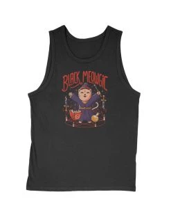 Eduardo Ely Men's | Black Meowgic | Tank Top Cat Designs