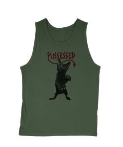 Arm The Animals Cat Designs Men's | Pussessed | Tank Top