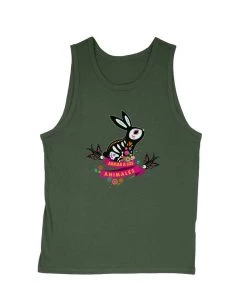 Arm The Animals Men's | Bunny Alebrije | Tank Top Tank Tops