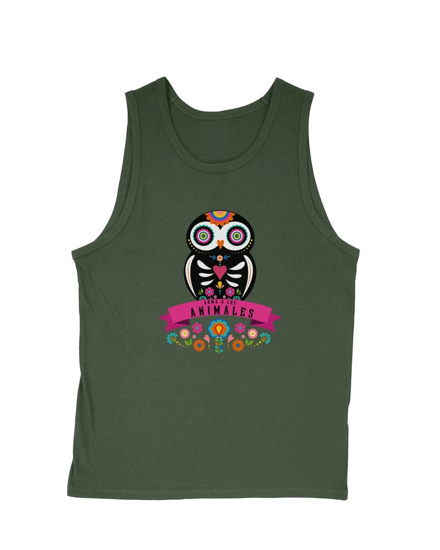 Arm The Animals Men's | Owl Alebrije | Tank Top