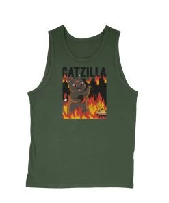 Arm The Animals Men's | Catzilla | Tank Top Tank Tops