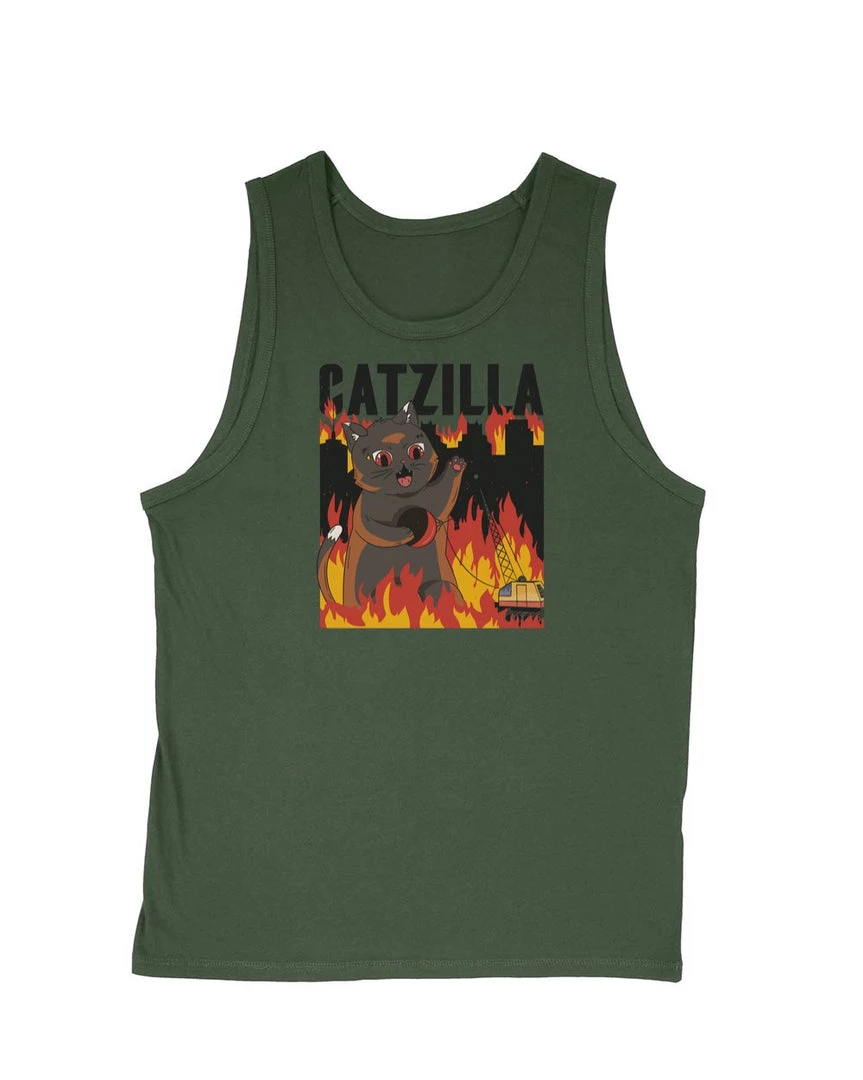 Arm The Animals Men's | Catzilla | Tank Top Tank Tops