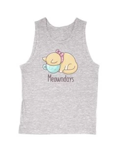 Ana Villanueva Cat Designs Men's | Meowndays | Tank Top