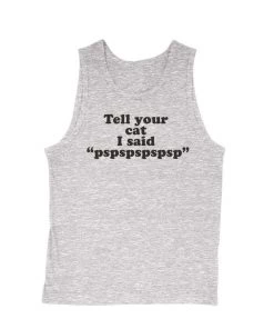 Arm The Animals Tank Tops Men's | Tell Your Cat | Tank Top