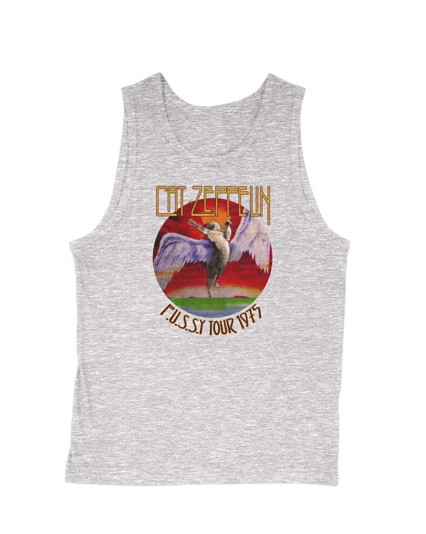 Brutal Kittens Men's | Cat Zeppelin | Tank Top Cat Designs