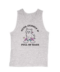 Arm The Animals Men's | Rage Kitty | Tank Top Cat Designs