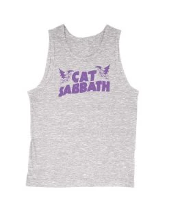 Brutal Kittens Men's | Cat Sabbath Purple | Tank Top