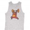 Tobias Fonseca Tank Tops Men's | Squat Bear Gym, I Love To Eat Pizza | Tank Top