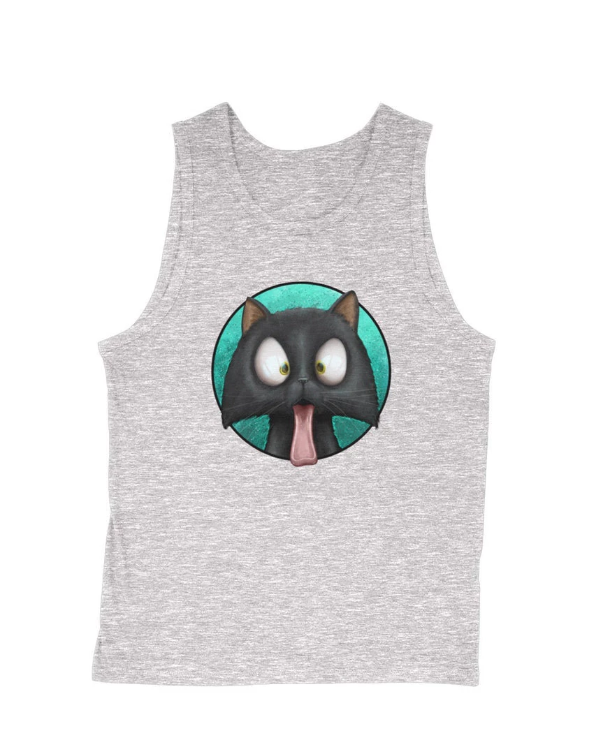 Cats With Their Tongues Out Tank Tops Men's | CWTTO Logo | Tank Top