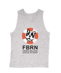French Bulldog Rescue Network Men's | FBRN Logo | Tank Top Tank Tops