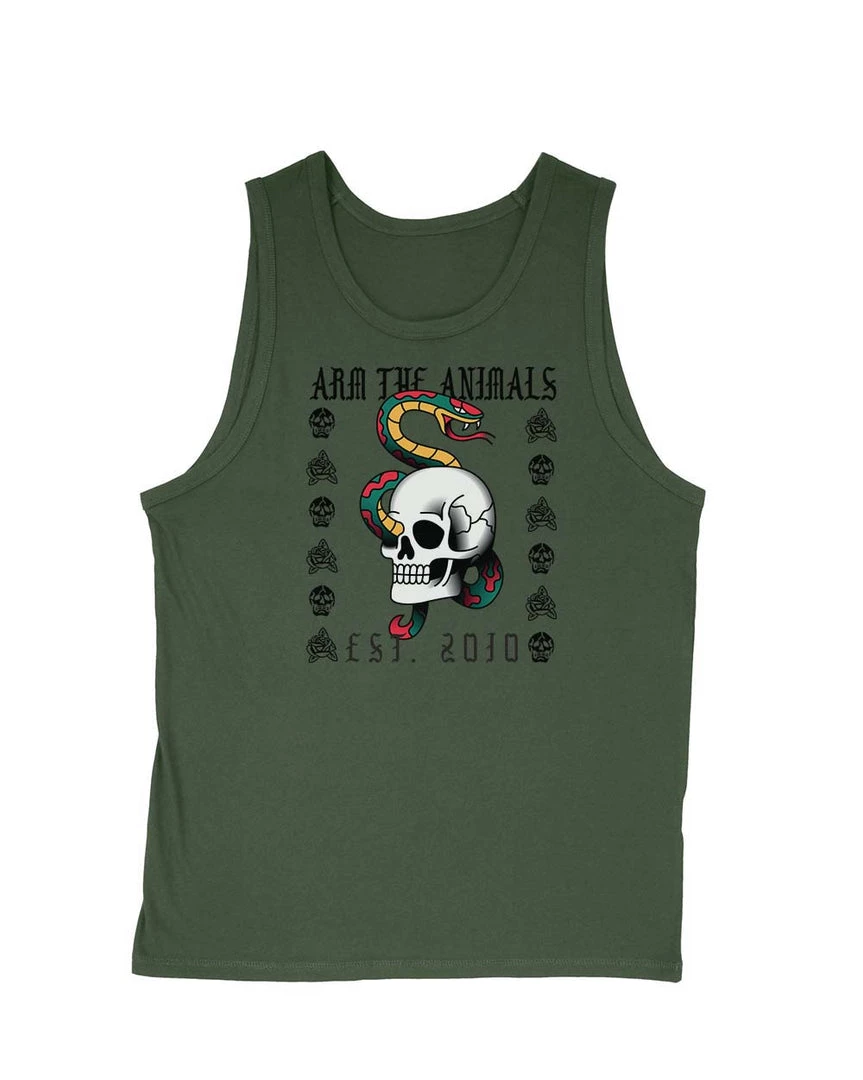 Arm The Animals Tank Tops Men's | Tattoo Snake | Tank Top