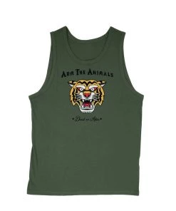 Arm The Animals Men's | Tattoo Tiger | Tank Top