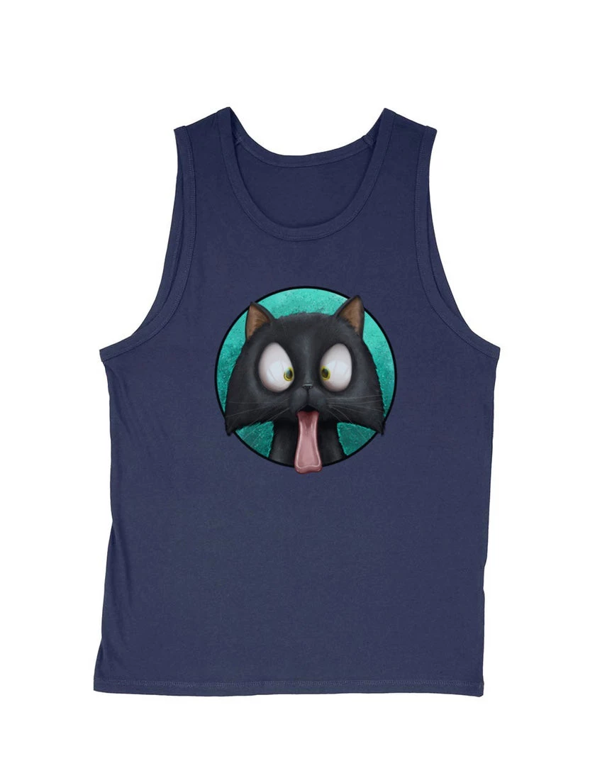Cats With Their Tongues Out Tank Tops Men's | CWTTO Logo | Tank Top