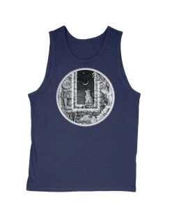 Gianluca Tank Tops Men's | The Cat And The Moon | Tank Top