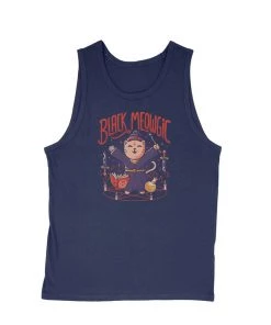 Eduardo Ely Men's | Black Meowgic | Tank Top Cat Designs