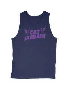 Brutal Kittens Men's | Cat Sabbath Purple | Tank Top