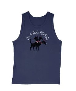 Dino Mike Dog Designs Men's | Dog Person | Tank Top