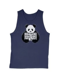 Tobias Fonseca Tank Tops Men's | Drink Coffee, Create Stuff, And Sleep | Tank Top