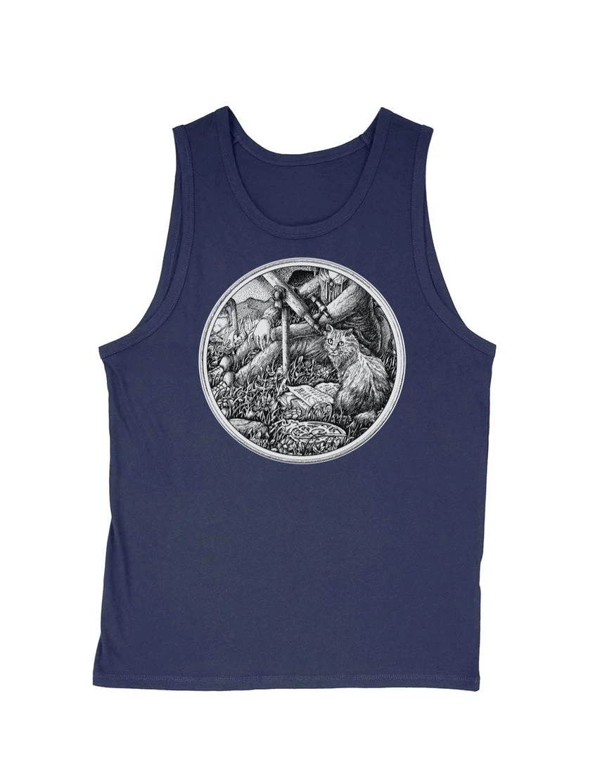 Gianluca Men's | The Cat And The Telescope | Tank Top