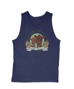 Road To Refuge Animal Sanctuary Tank Tops Men's | Moo Crew | Tank Top